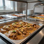 Médaillons de veau aux cèpes - Recette restauration collective