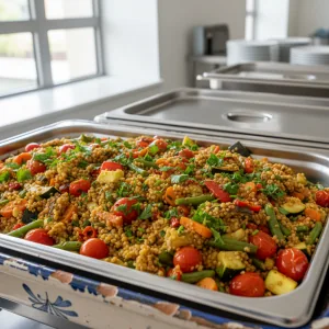 Millet aux légumes - Recette restauration collective