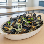 Moules marinières - Recette restauration collective