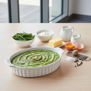 Mousseline de haricots verts - Recette restauration collective