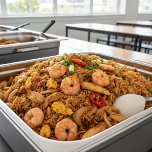 Nasi goreng - Recette restauration collective