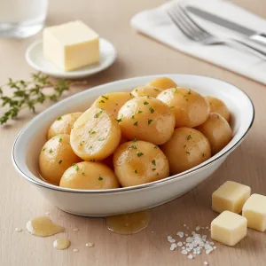 Navets glacés au beurre - Recette restauration collective