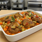 Noix de veau braisée - Recette restauration collective