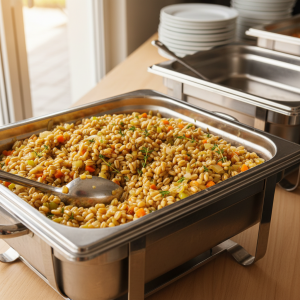 Orge perlé pilaf - Recette restauration collective