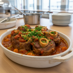 Osso buco à la milanaise - Recette restauration collective