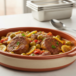 Osso buco aux olives et citron confit - Recette restauration collective