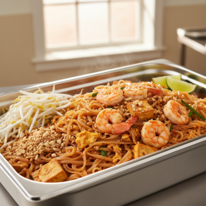 Pad thaï - Recette restauration collective