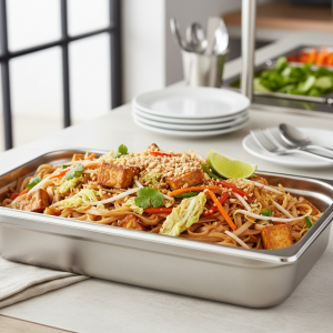 Pad thaï végétarien - Recette restauration collective