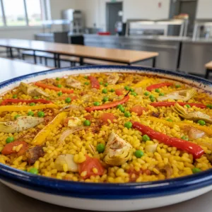 Paella végétarienne - Recette restauration collective