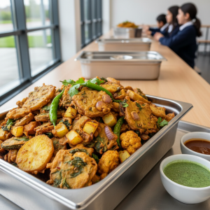 Pakoras (beignets indiens) - Recette restauration collective
