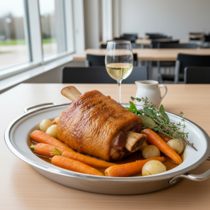 Palette de porc confite - Recette restauration collective