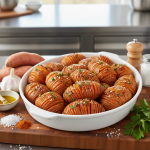 Patates douces façon Hasselback - Recette restauration collective