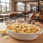 Pâtes à la crème fraîche - Recette restauration collective