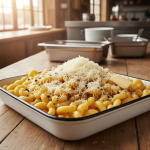 Pâtes au beurre et parmesan - Recette restauration collective