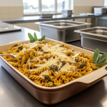 Pâtes au beurre noisette - Recette restauration collective