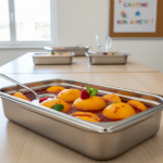 Pêches au jus - Recette restauration collective