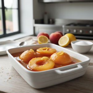 Pêches au sirop léger - Recette restauration collective