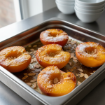 Pêches rôties - Recette restauration collective