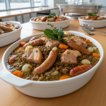 Petit salé aux lentilles - Recette restauration collective