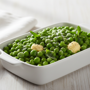 Petits pois à la menthe minute - Recette restauration collective