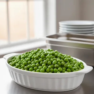 Petits pois vapeur - Recette restauration collective
