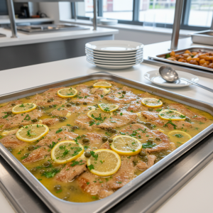 Piccata de veau - Recette restauration collective