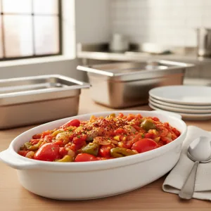 Piperade basquaise - Recette restauration collective
