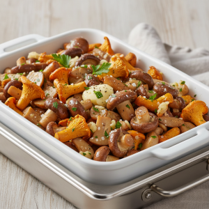 Poêlée de champignons des bois - Recette restauration collective