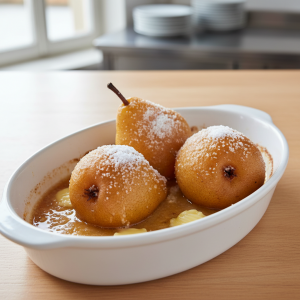 Poires au four nature - Recette restauration collective