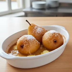 Poires au four nature - Recette restauration collective