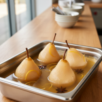 Poires au sirop - Recette restauration collective