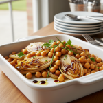 Pois chiches aux endives caramélisées - Recette restauration collective