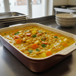 Pois chiches façon curry jaune végétarien - Recette restauration collective