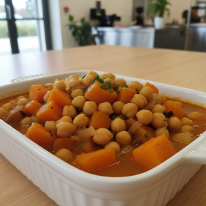 Pois chiches façon ragoût aux légumes d'hiver - Recette restauration collective