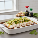 Poisson à la vapeur gingembre-soja - Recette restauration collective