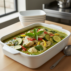 Poisson curry thaï - Recette restauration collective