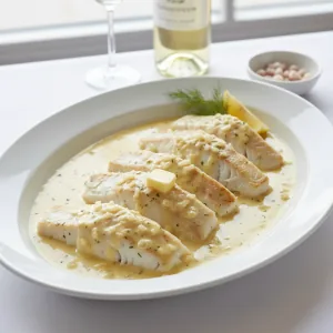 Poisson sauce beurre blanc - Recette restauration collective