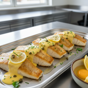 Poisson sauce hollandaise - Recette restauration collective