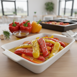 Poivrons grillés nature - Recette restauration collective