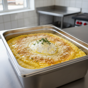 Polenta à la crème - Recette restauration collective