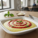 Polenta crémeuse à la tomate - Recette restauration collective