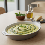 Polenta crémeuse au pesto - Recette restauration collective