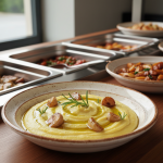 Polenta crémeuse au romarin et ail rôti - Recette restauration collective