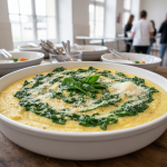Polenta crémeuse aux épinards - Recette restauration collective