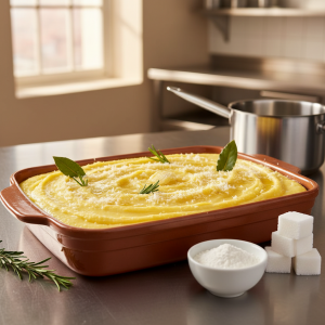 Polenta crémeuse nature - Recette restauration collective