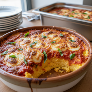Polenta gratinée au four (Polenta al Forno) - Recette restauration collective