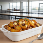 Pommes au four caramélisées - Recette restauration collective