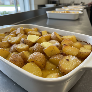 Pommes au four nature - Recette restauration collective