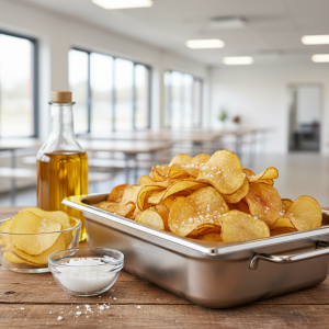 Pommes chips - Recette restauration collective