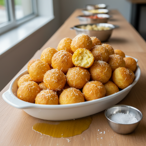 Pommes dauphine au fromage - Recette restauration collective